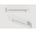 Полиця "LOFT" 500, рейлінг С, RAL9016 white mat