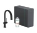 Змішувач Aqittura M91 SodaSystem 210, 1jet, pull-out, Sbox, кухонний сет, Matt Black (76836670)