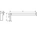 Полотенцедержатель Axor Universal Rectangular 380 мм, Chrome (42626000)