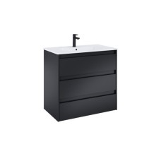 Шафка з умивальником Alpine Unik 800 Black matt A852017532