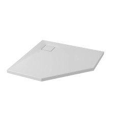 Сет B545 душовий  піддон п'ятикутний TAKO SLIM 90x4 білий глянцевий + сифон