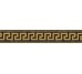 Декор 9,8x60 Fas. Grec. Lap Moka/Oro - Meteorite - 47274 з колекції Meteorite Versace