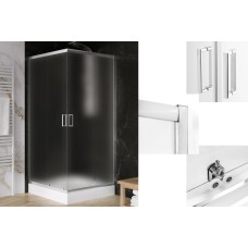 Душова кабіна квадратна SUVIA 2D R55 80x80х190 скло satin ACTIVE SHIELD 5мм, захисне покриття Душова кабіна квадратна SUVIA 2D R55 80x80х190 скло satin ACTIVE SHIELD 5мм, захисне покриття