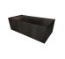 Тумба SMILE 100x32.6x49 підвісна з рифленням з 3-х сторін, ROBLE CARBON (700034004)