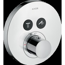 Термостат для двух потребителей Axor ShowerSelect S скрытого монтажа Chrome 36723000 скрытого монтажа Chrome 36723000
