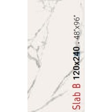 Декор Плита B Naturale Rettificato 120x240 Marmi Statuario з колекції Marmi Statuario Marmi Statuario