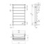 Полотенцесушитель водяной Kroner KRP Stern WT900x500-8 Kroner