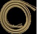 Шланг для душу Isiflex`B 1,6 м Polished Gold Optic (28276990)