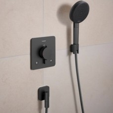 28885340 HG Porter Fine Тримач для ручного душу, brushed black chrome (1 сорт) Porter Fine