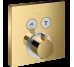 Термостат скрытого монтажа ShowerSelect на 2 клавиши Polished Gold Optic (15763990)