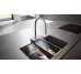 Змішувач Aquno Select M81 170 3jet кухонний з витяжним виливом Sbox (73831800) Stainless Steel