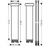 Комплект удлинителей 230 мм для потолочного душа AXOR ShowerHeaven 1200/300, Brushed Bronze (13603140)