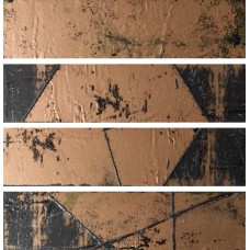 Декор 7x28 Decoro Graffiti Mix Rame - Fuoricitta - FCT302M з колекції Fuoricitta Quintessenza FUORICITTÀ Керамічна плитка QUINTESSENZA CERAMICHE