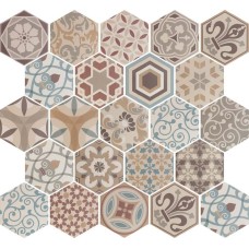 Декор (17.5x20) 21356 Harmony Colours EQ-10D - Hexatile из коллекции Hexatile Equipe Декор (17.5x20) 21356 Harmony Colours EQ-10D - Hexatile из коллекции Hexatile Equipe