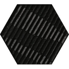 (11x12.6) 760017 Matiere Hexa-Stile Carton Black - Matiere з колекції Matiere (11x12.6) 760017 Matiere Hexa-Stile Carton Black - Matiere з колекції Matiere