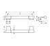 AddStoris S Поручень в душ 34x7.4 см, Chrome (41764000)