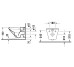 DURASTYLE Унитаз подвесной Rimless 54 см (2551090000)