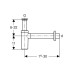 Сифон для умивальника d40 Uniflex (151.035.21.1), Geberit Geberit