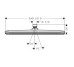 24530340 HG Raindance Alive Q Верхній душ 210/340 1jet, brushed black chrome (1 сорт)