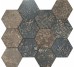 Мозаїка (34.5x29.8) MEDS All mos. esagona dek Steel - All Over з колекції All Over Supergres