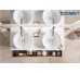 WHITE TULIP Консольна тумба під 2 умивальники 130х55 см (WT4993B8585) White High Gloss Lacquer