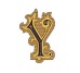 Декор 14,5x19,4 Lettera Bianca Y - Alphabet - 489640 з колекції Alphabet Versace