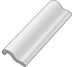 Бордюр 5x15 cvo-017 Vogue Siena Bianco Glossy Self Vogue з колекції Vogue Self