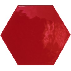 (17.5x20) 20526 Hexatile Rojo Brillo - Hexatile из коллекции Hexatile Equipe Hexatile Керамическая плитка Equipe Ceramicas