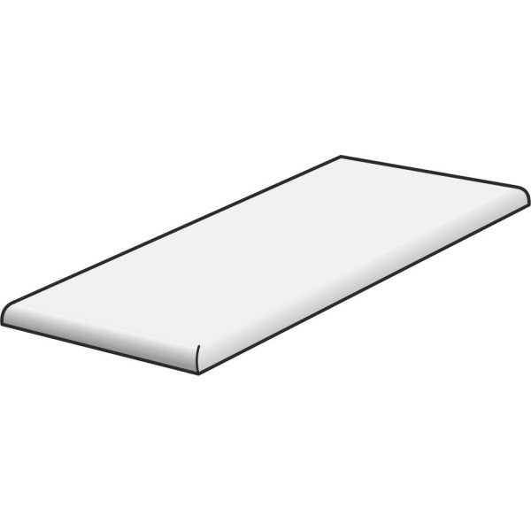 Кутова сходинка 60x90 Gradone Angolare Stondato (L - Sx) Hla 208 - Lavaredo2 з колекції Lavaredo2 Del Conca