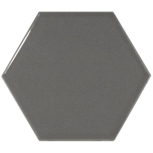Плитка (12.4x10.7) 21913 Hexagon dark grey Eq-10S - Scale из коллекции Scale Equipe