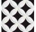 Плитка (10х10) 7VFNB0E Etoile Noir-Blanck - Deco Dantan з колекції Deco Dantan Tagina