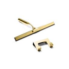 Скребок для ванної кімнати у комплекті з тримачем Gold Shine New Trendy Польща