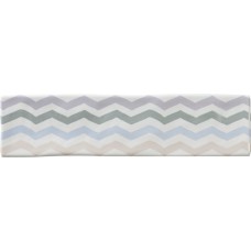 7,5x30 Chalk Decor Zig-Zag Lila-Chalk з колекції Chalk Chalk Керамічна плитка Bestile