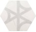 Плитка (17.5x20) 23103 Carrara hexagon flow Eq-10D - Carrara з колекції Carrara Equipe