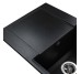 Гранітна мийка Globus Lux KOMO чорний металік 790х500мм-А0001 Globus Lux
