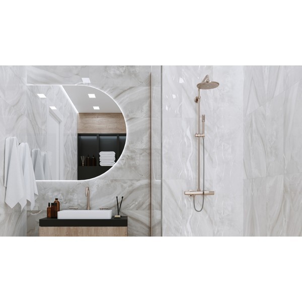 Плитка стеновая Lazurro серый 300x600x9 Golden Tile Golden Tile