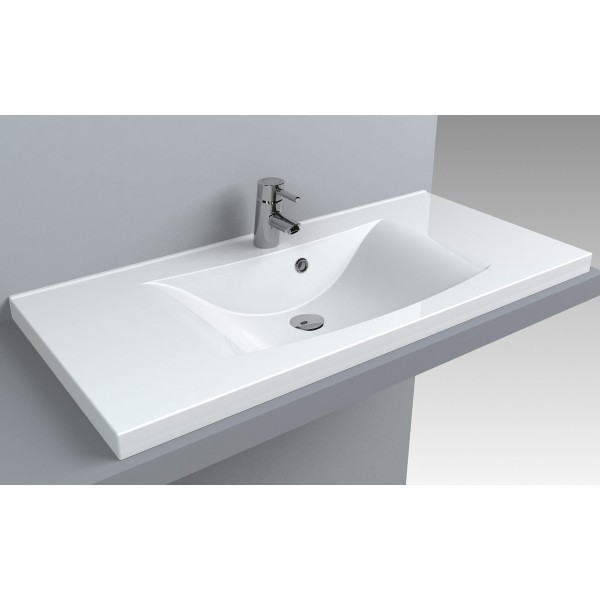 Lucia 1000 белый глянцевый белый Fancy Marble