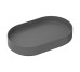 Умивальник Xuniva Evo U накладний без переливу, 650/400 мм Slate Matt Grey (60325760)