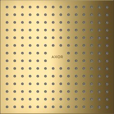 Верхній душ Axor 300X300 2jet монтаж зі стелi, Polished Gold Optic (35321990)