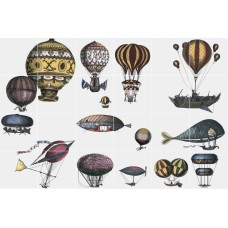 Декор (20x20) Macchine Volanti 1 (set 24pcs) - (Bianco L.111) - Macchine Volanti з колекції Libreria Декор (20x20) Macchine Volanti 1 (set 24pcs) - (Bianco L.111) - Macchine Volanti з колекції Libreria