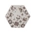 Декор (11x12.6) 760021 Matiere Hexa-Stile Decor Ivory Lappato - Matiere з колекції Matiere Settecento