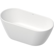 D-NEO Ванна свободностоящая 160x75 см без перелива, с ножками и панелью, DuraSolid® (700486000000000)