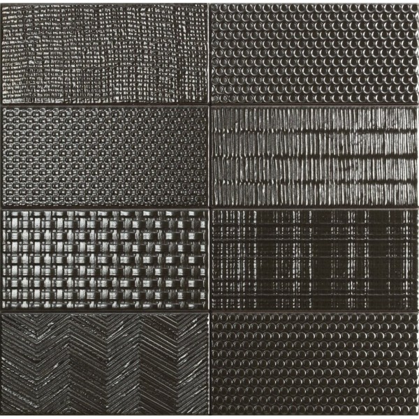 Плитка 10x20 Gramet. Bl Graffiti Black - Metal20 з колекції Metal20 Tonalite