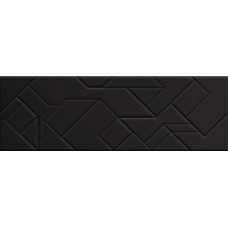 (20х60) GFBTL67L Lines Structure Black Lux - Game Of Fifteen: Tellegen з колекції Game Of Fifteen: Tellegen Ascot