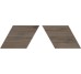 Мозаїка Chevron Marrone Scuro A 31x29.5 Tavolato Casalgrande Padana з колекції Tavolato Casalgrande Padana