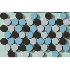 Мозаїка (35x20.5) 7654A- (Diam.3,5)Mixamoka/Powderblue/Pearlsurete - Smarties з колекції Smarties Мозаїка (35x20.5) 7654A- (Diam.3,5)Mixamoka/Powderblue/Pearlsurete - Smarties з колекції Smarties