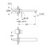 Смеситель для умывальника M-Size Eurocube (23447000), Grohe Grohe