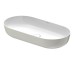 LUV Умивальник на стільницю 80x40 см, Grey Satin Matt/White High Gloss (0379802300)
