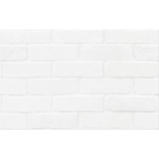 Плитка стінова White Bricks Structure 250x400x8,5 Cersanit