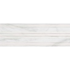 M5LJ MARBLEPLAY DECORO CLASSIC WHITE RET 30x90 (плитка настенная, декор)